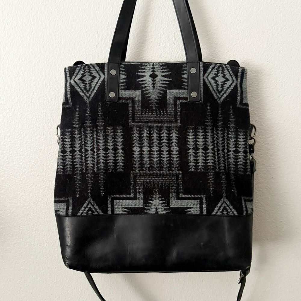 Pendleton | Long Tote Foldover Bag Crossbody Wool… - image 7